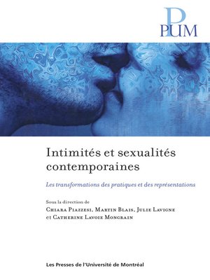 cover image of Intimités et sexualités contemporaines